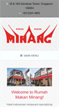 Mobile Screenshot of minang.sg